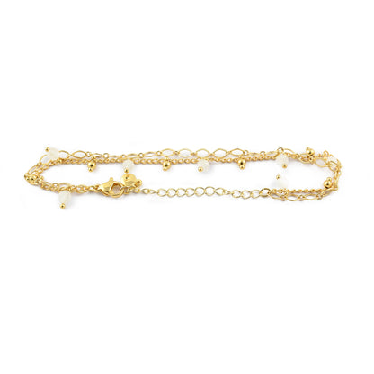 Moonstone Meadow Anklet