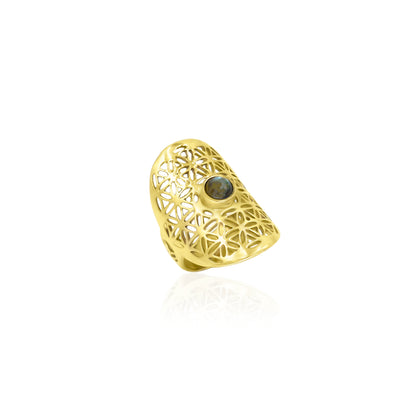 Labradorite Tapestry Ring
