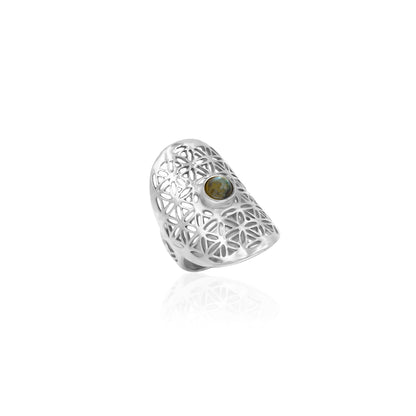 Labradorite Tapestry Ring
