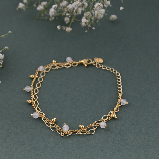 Moonstone Meadow Anklet