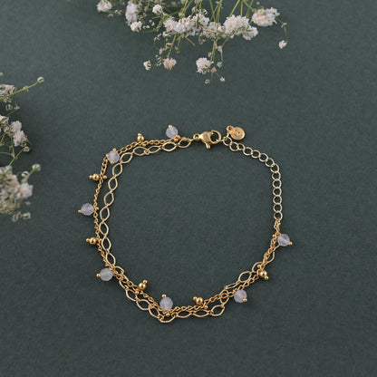 Moonstone Meadow Anklet