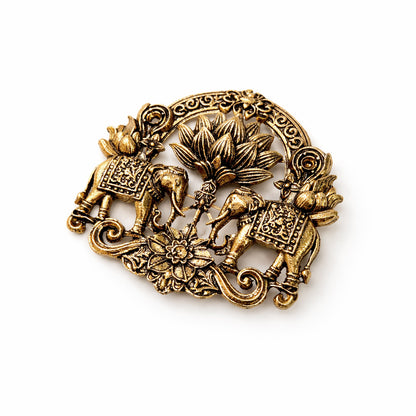 Majestic Elephant Garden Brooch