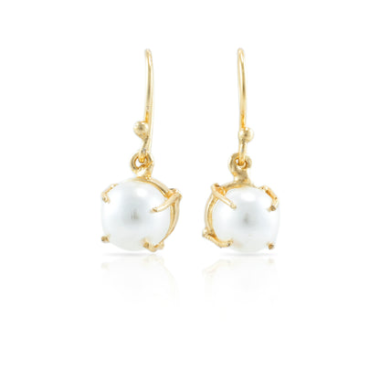 Pearl Drop Hook Earrings