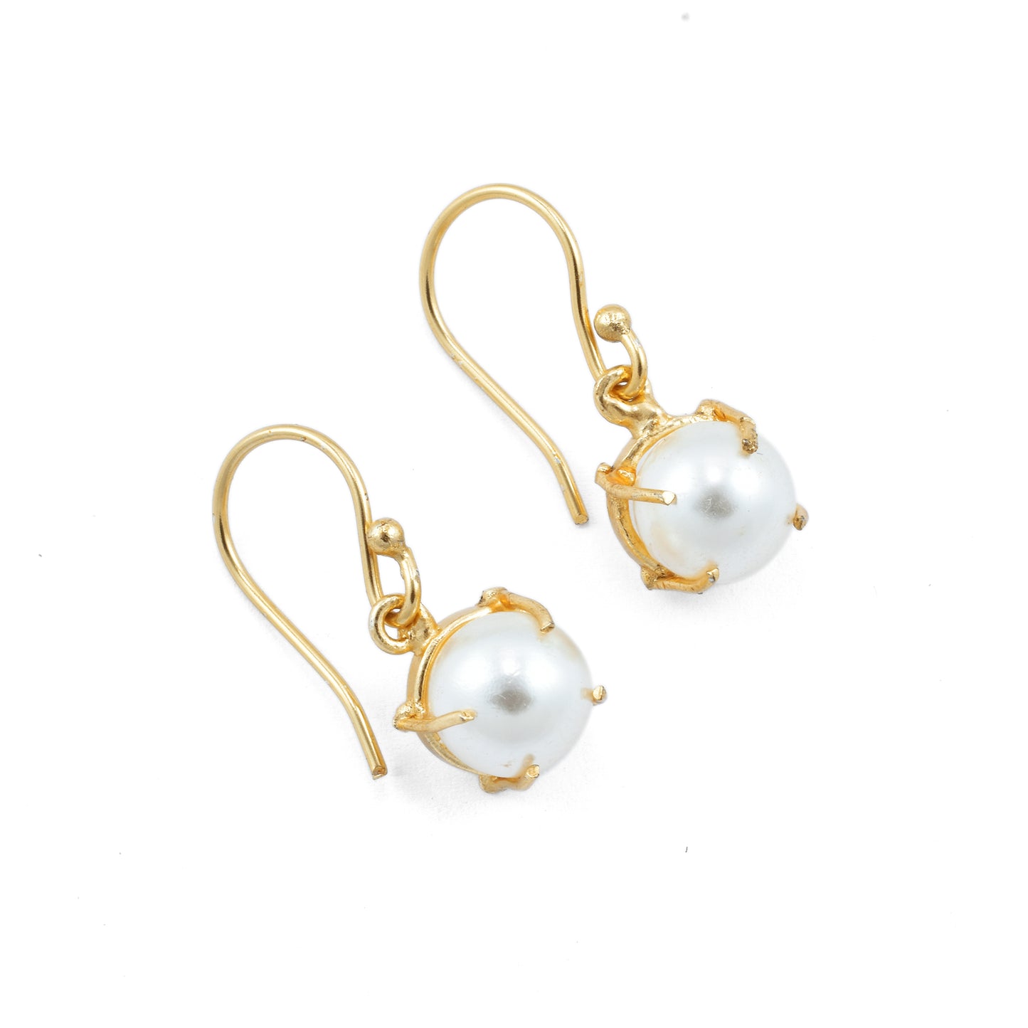 Pearl Drop Hook Earrings