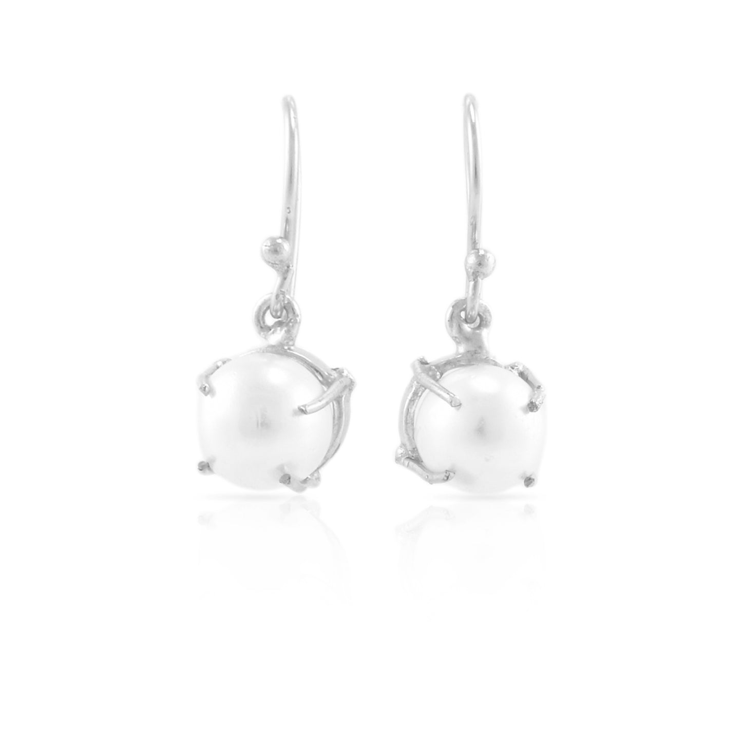 Pearl Drop Hook Earrings