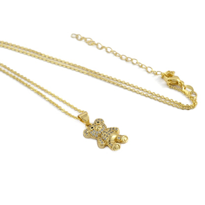 Cute Teddy Bear Necklace