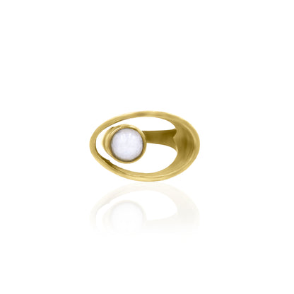 Moonstone Fall Ring