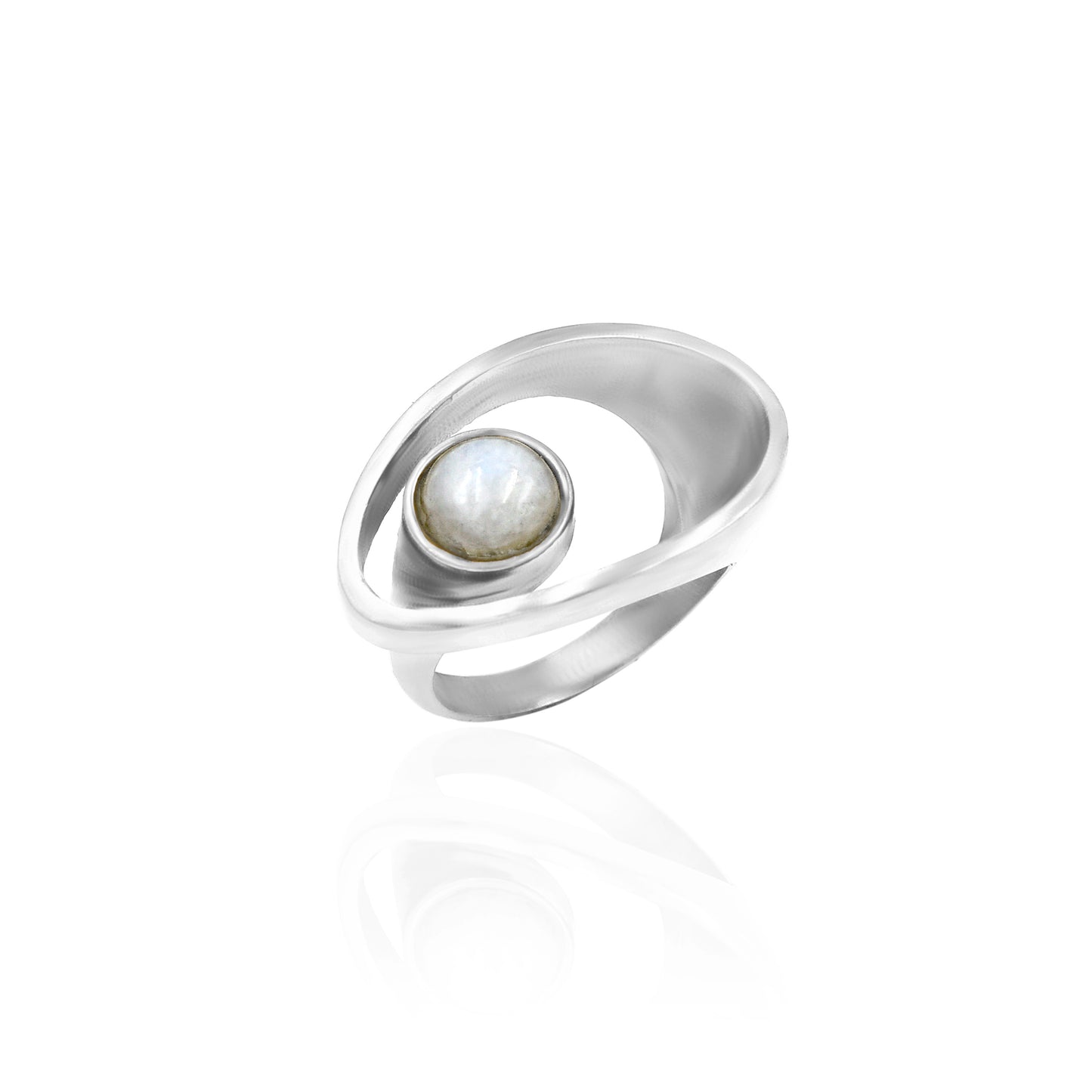 Moonstone Fall Ring