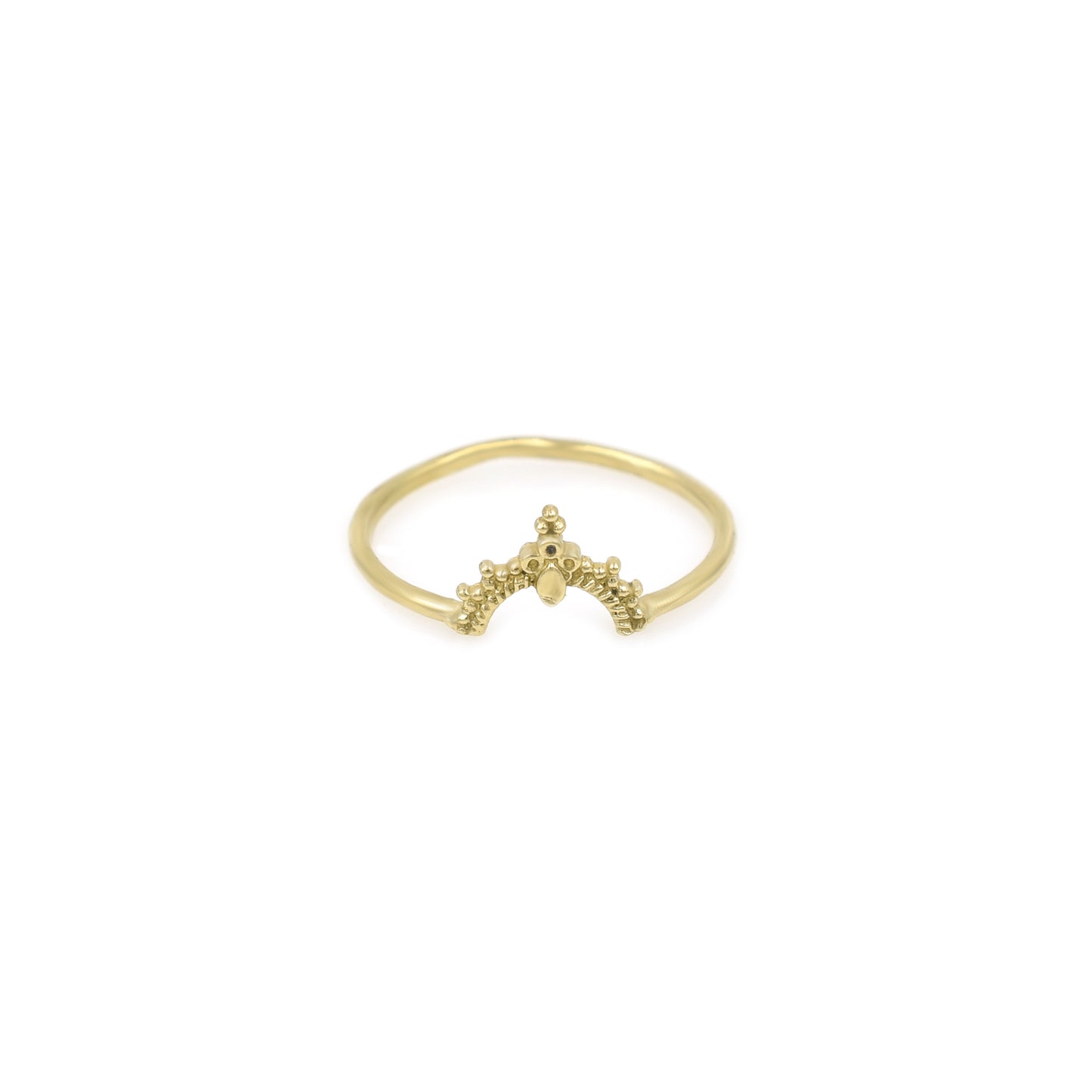 Tiny Crown Ring