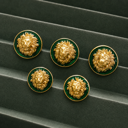 Heritage Lion Button