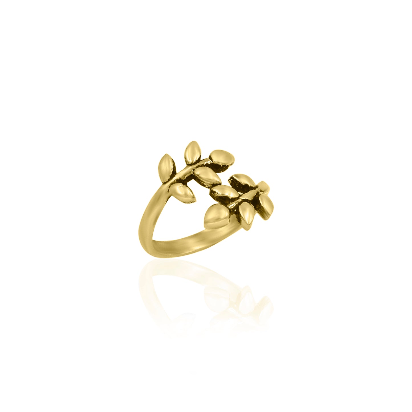 Hug Of Leaves Ring