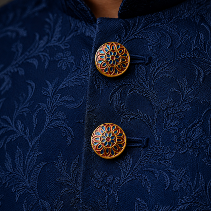 Rajkamal Rosette Button