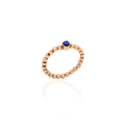 Nuggets Of Lapis Lazzuli Ring