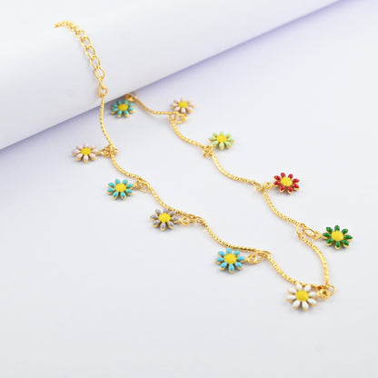 Wildflower Steps Anklet