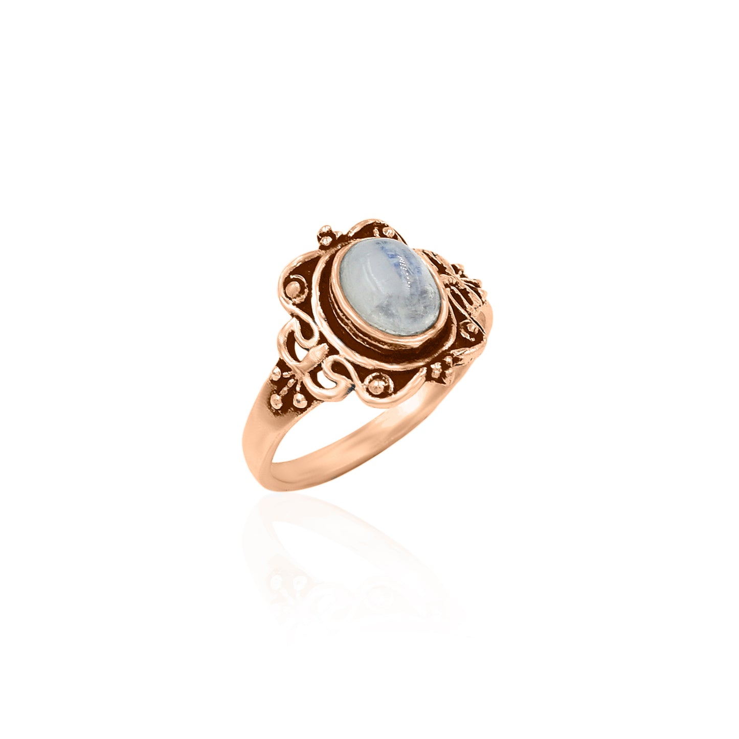 Rainbow Moonstone Vintage Ring