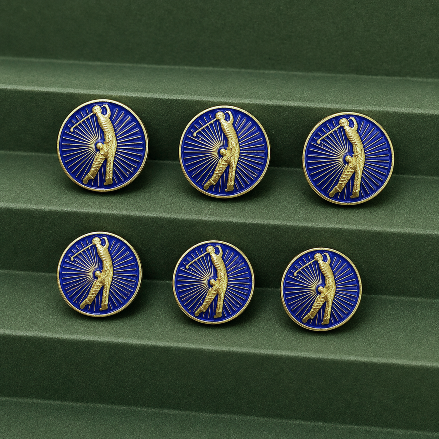 Royal Hockey Crest Button