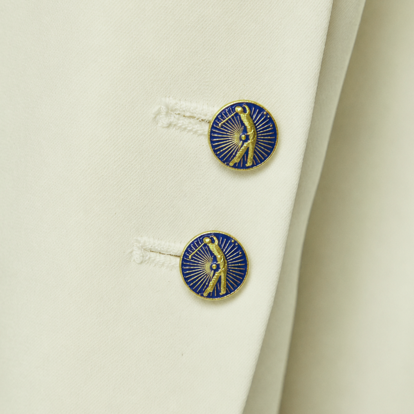 Royal Hockey Crest Button