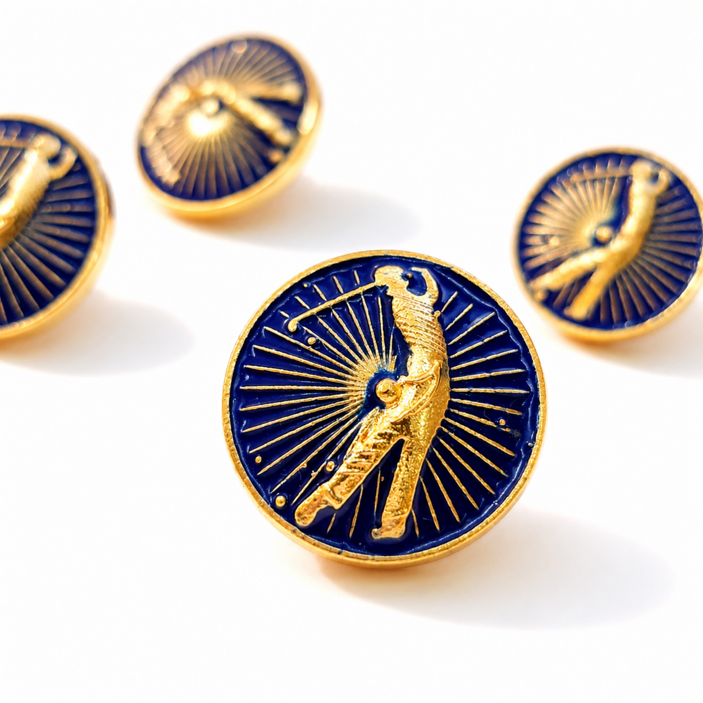 Royal Hockey Crest Button