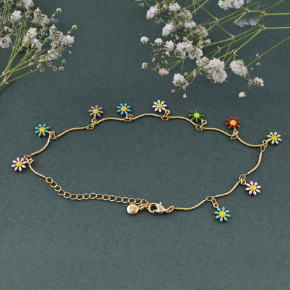 Wildflower Steps Anklet