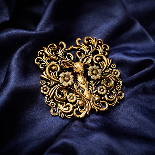 Royal Deer Brooch