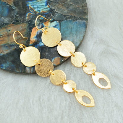 Floating Orbs Hook Earrings