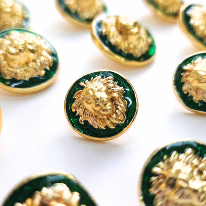 Heritage Lion Button
