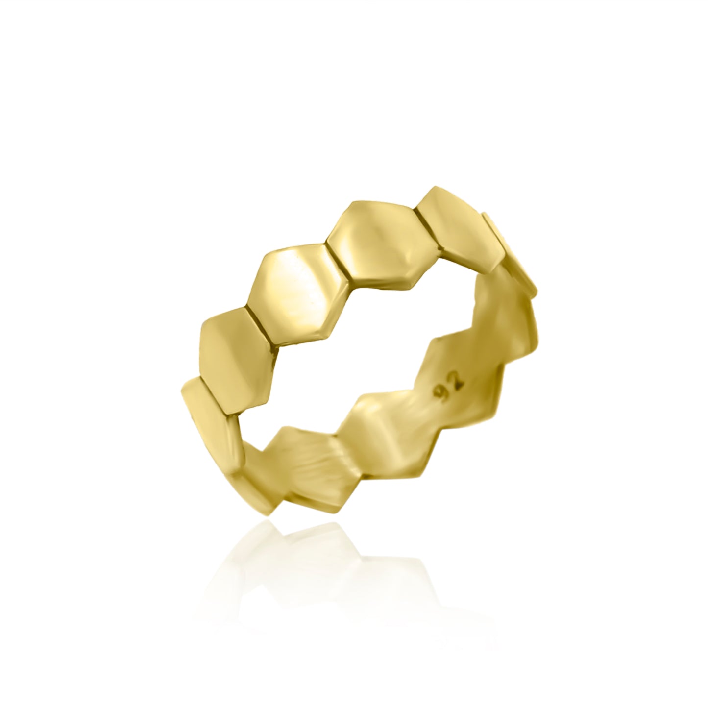 Hexagonal Trail Ring