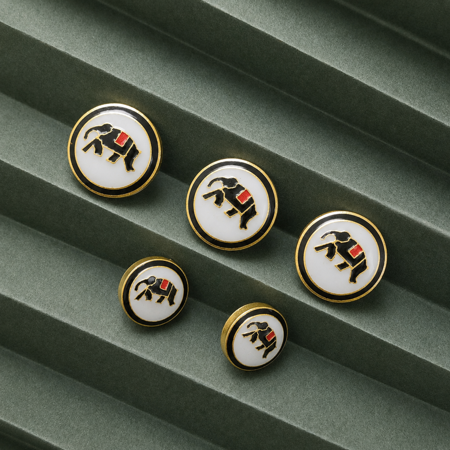 Heritage Elephant Button