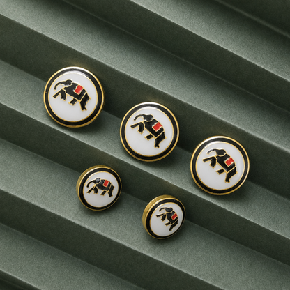 Heritage Elephant Button