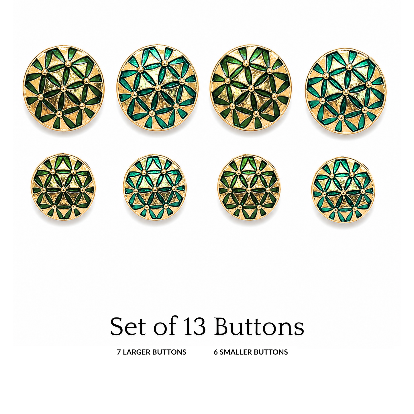Regal Pattern Button