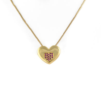 Red Heart Necklace