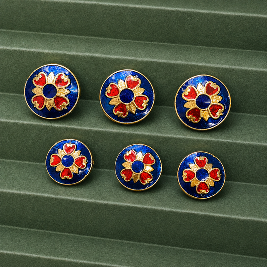 Neel Ratna Crest Button