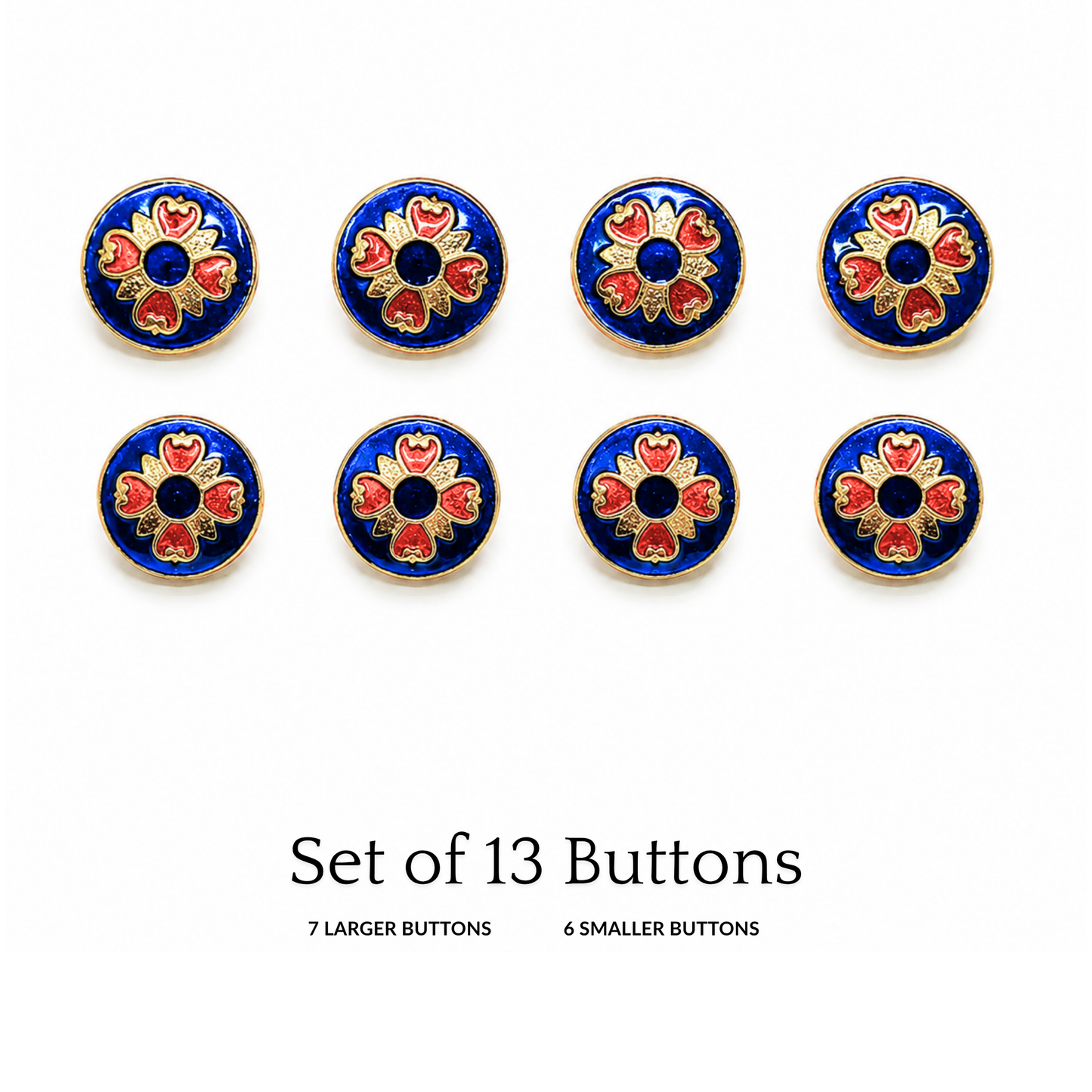 Neel Ratna Crest Button
