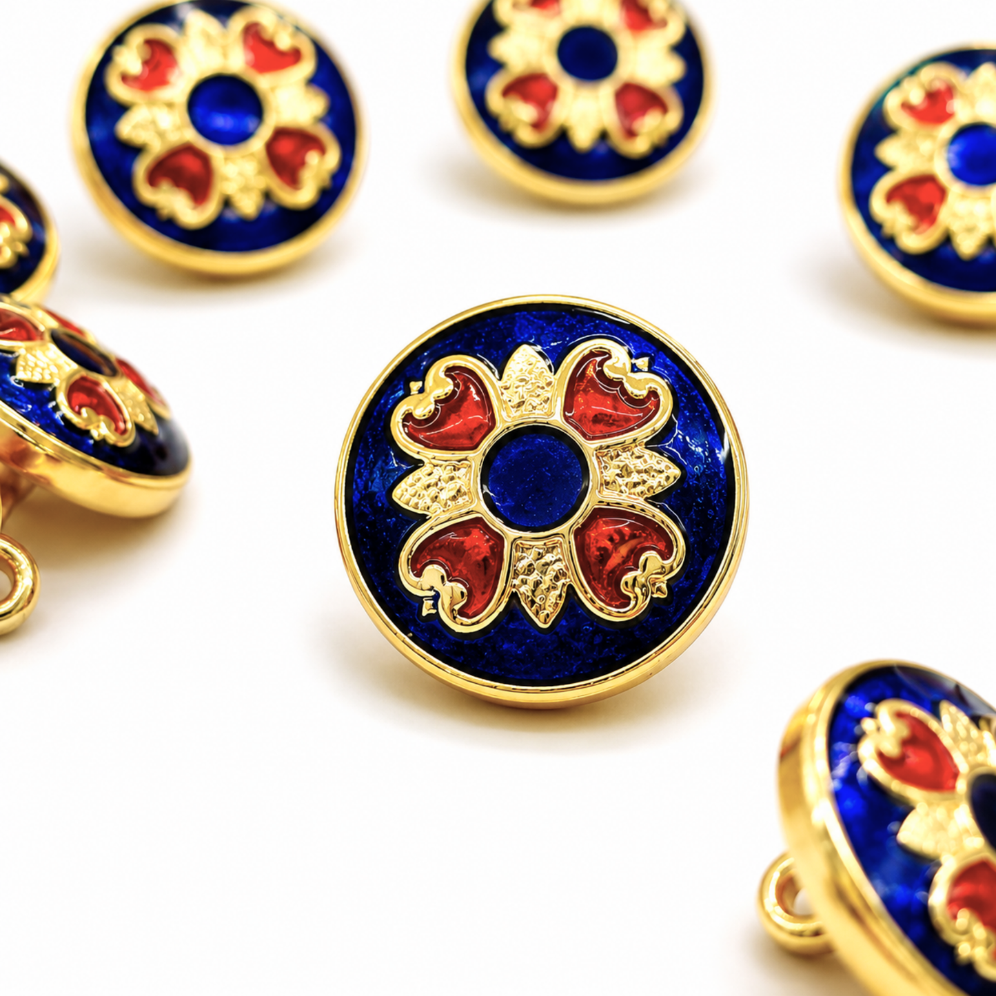 Neel Ratna Crest Button