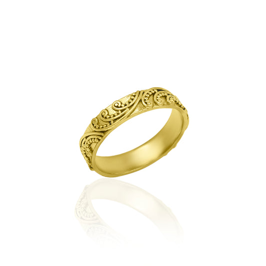 Meandering Band Ring