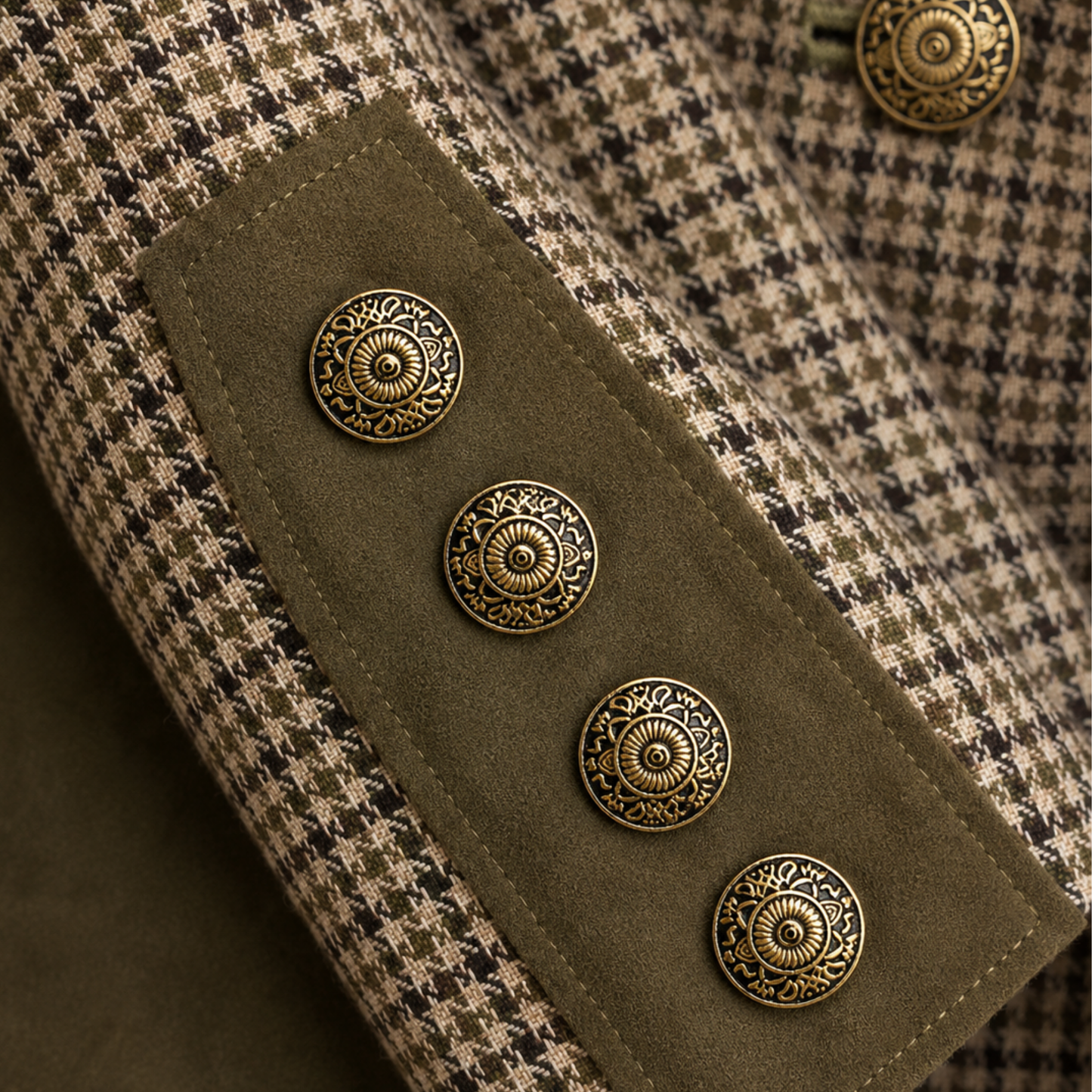 Imperial Oxide Crest Button