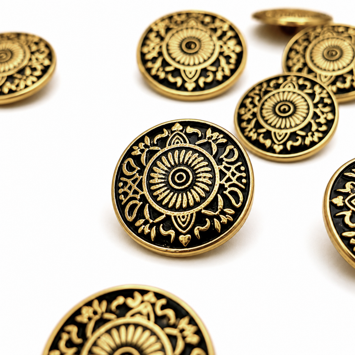 Imperial Oxide Crest Button