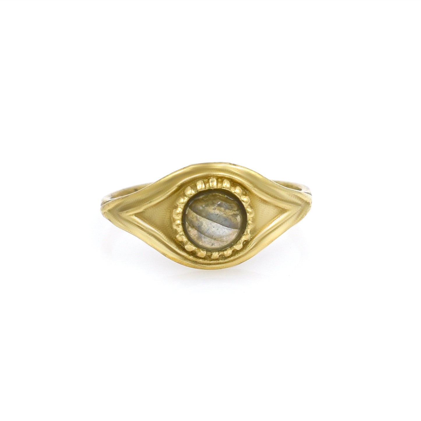 Labradorite Eye Ring