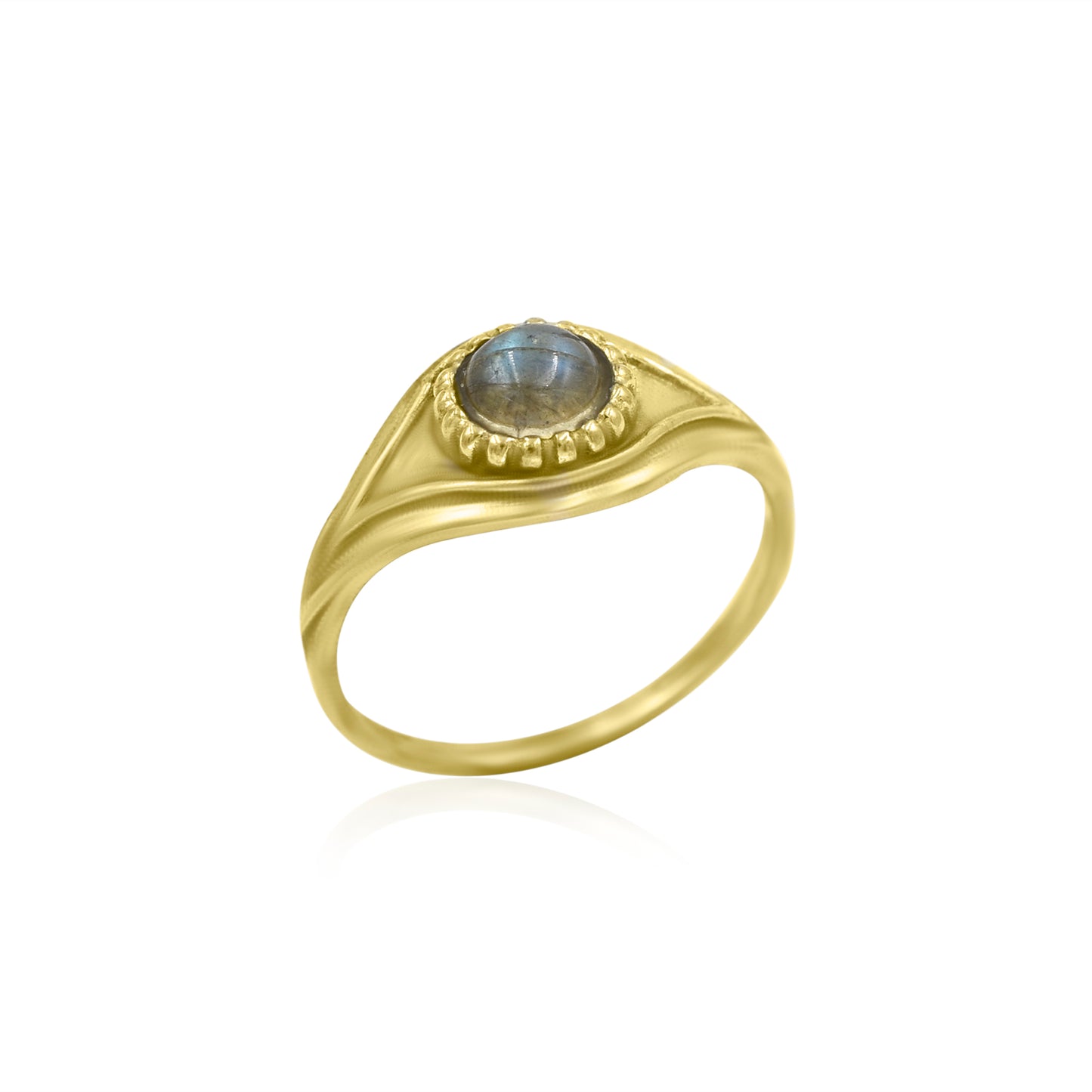 Labradorite Eye Ring