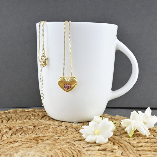 Red Heart Necklace