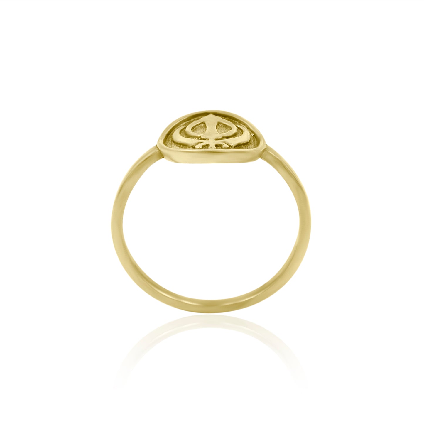 Sikh Khanda Khalsa Signet Ring