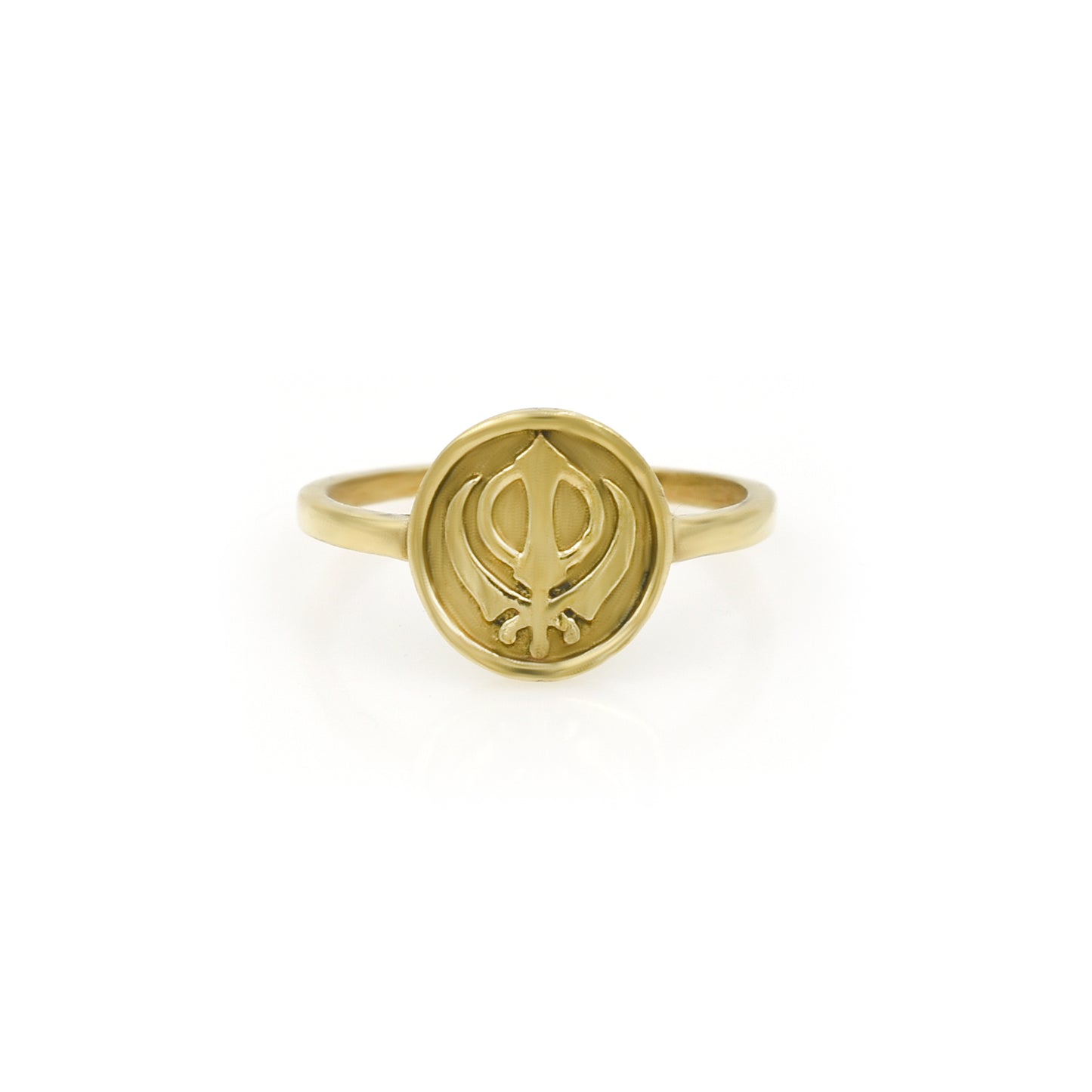 Sikh Khanda Khalsa Signet Ring