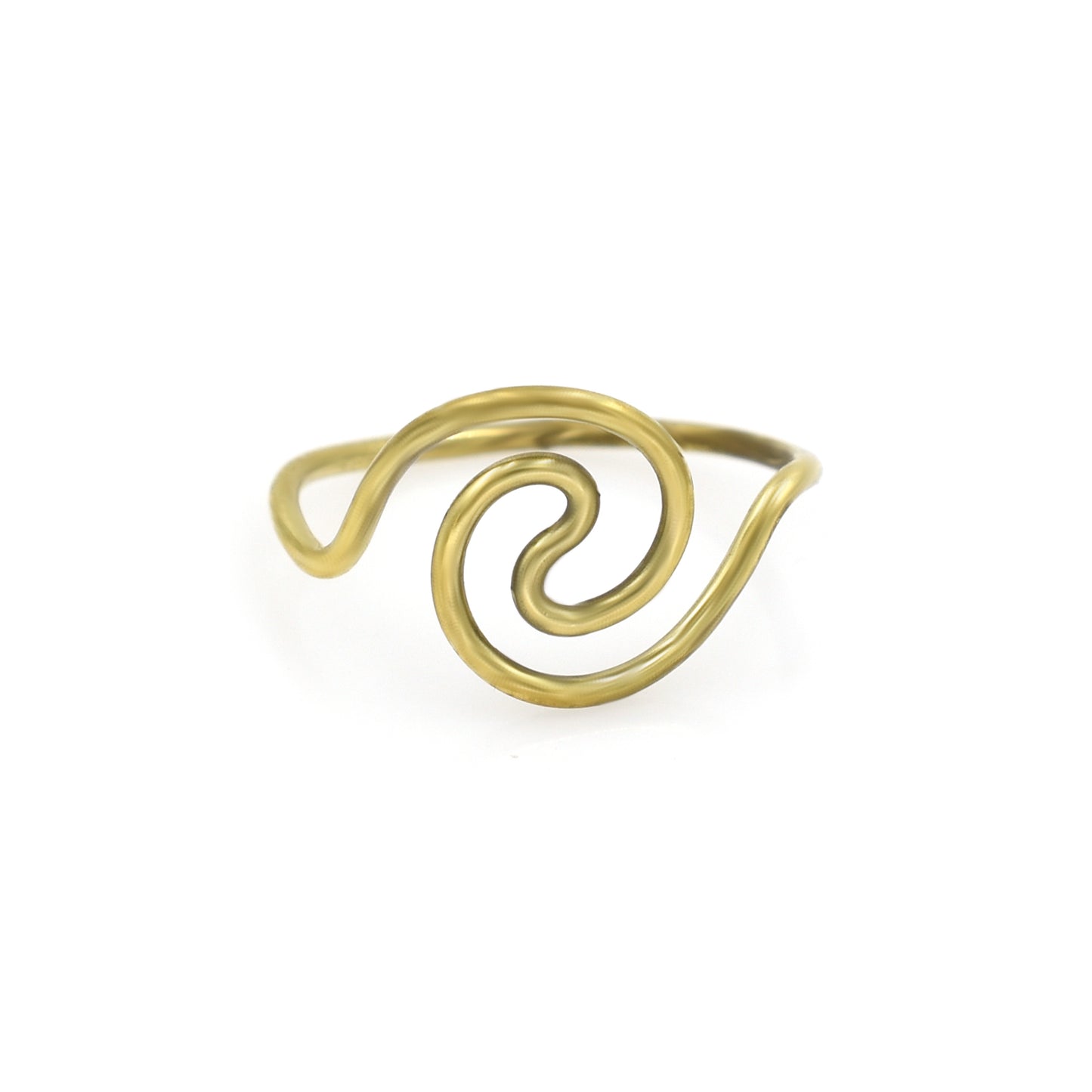 Metallic Spirals Ring