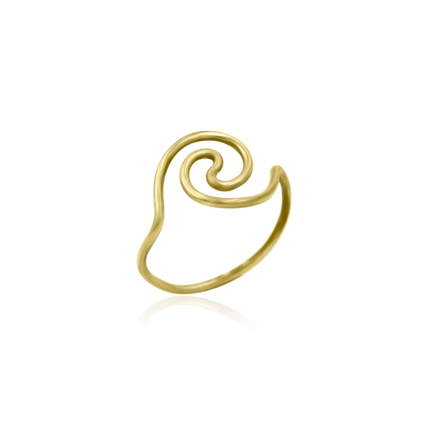 Metallic Spirals Ring