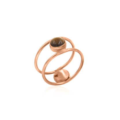 Look Within Tiger's Eye Band Ring