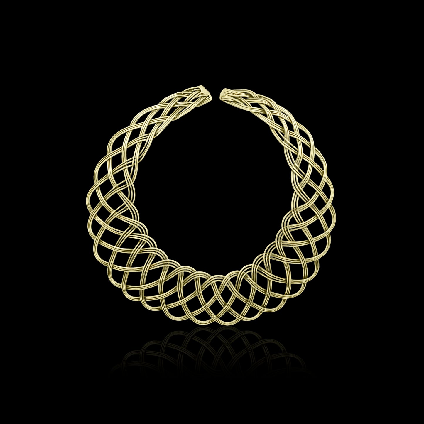 Golden Swirls Choker