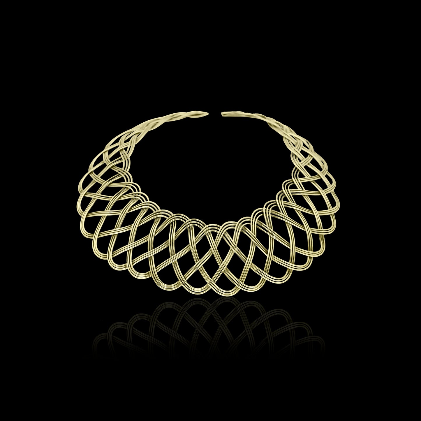 Golden Swirls Choker