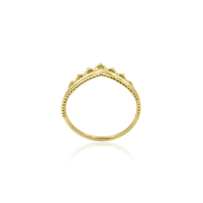 Uplifted Crown Ring