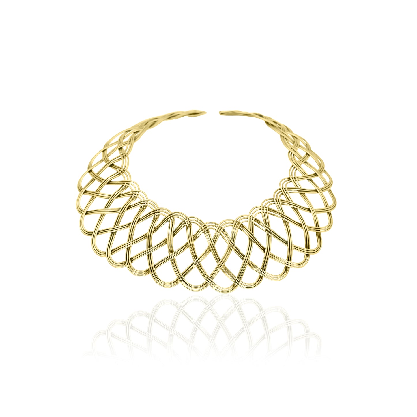 Golden Swirls Choker