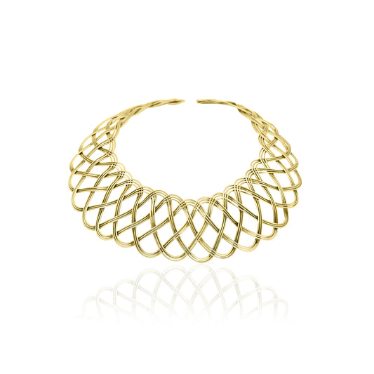 Golden Swirls Choker